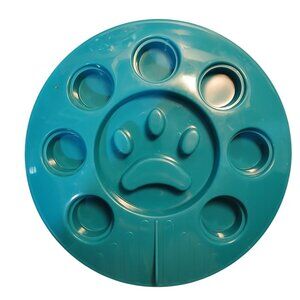 Large Blue Slow Feeder Bowl